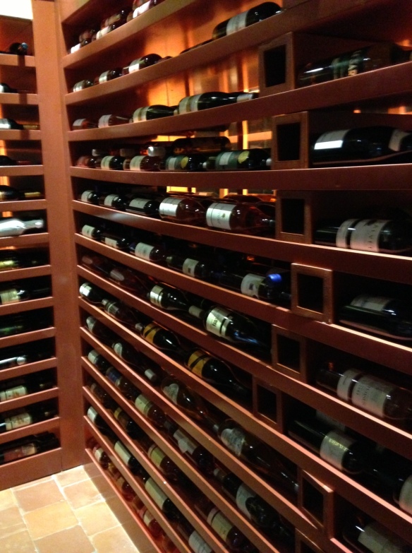 The cellar with an 80% selection of the best Lebanese wine